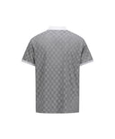 ANEW Golf Men's Terry Check Block Short T-Shirt - Gray