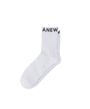 ANEW Golf Men's Essentials Medium Neck Socks - Off-White