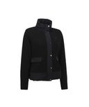 ANEW Golf Women's Knit Hybrid Down Jacket - Black