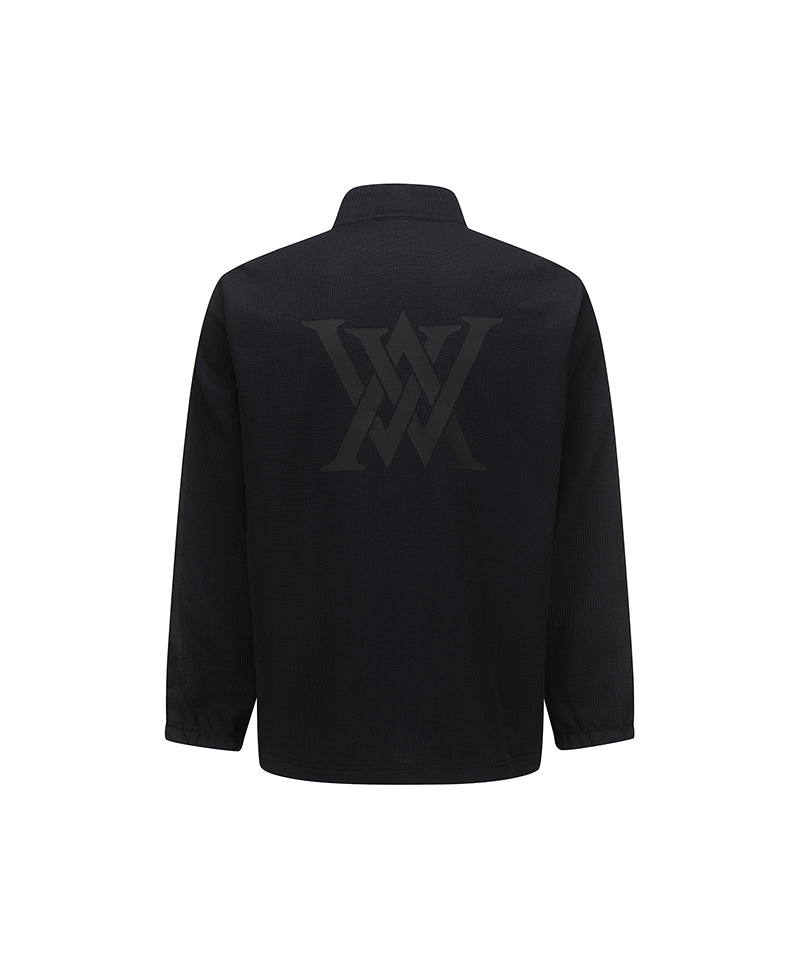 Men's Logo Point Anorak - Black
