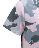 ANEW GOLF Men's SM Wave Pattern Short T-Shirt - Light Pink