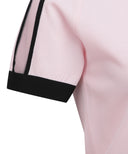 ANEW Golf Women's SM Mesh Patch Short Sleeve Sweater - Light Pink