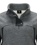 ANEW Golf Women's Half Zip-Up  Long sleeves T Shirt - Gray