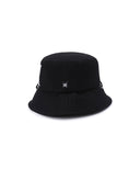[Legacy Sale] Unisex Big Logo Applique Bucket Hat -  Black