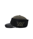 Uni Fabric Mix Earband Cap - Khaki
