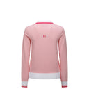 [Legacy Sale] Women's Logo Combination Pastel Sweater - Light Pink