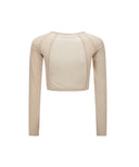 ANEW Golf Women's SM Bolero Base Layer - Light Beige