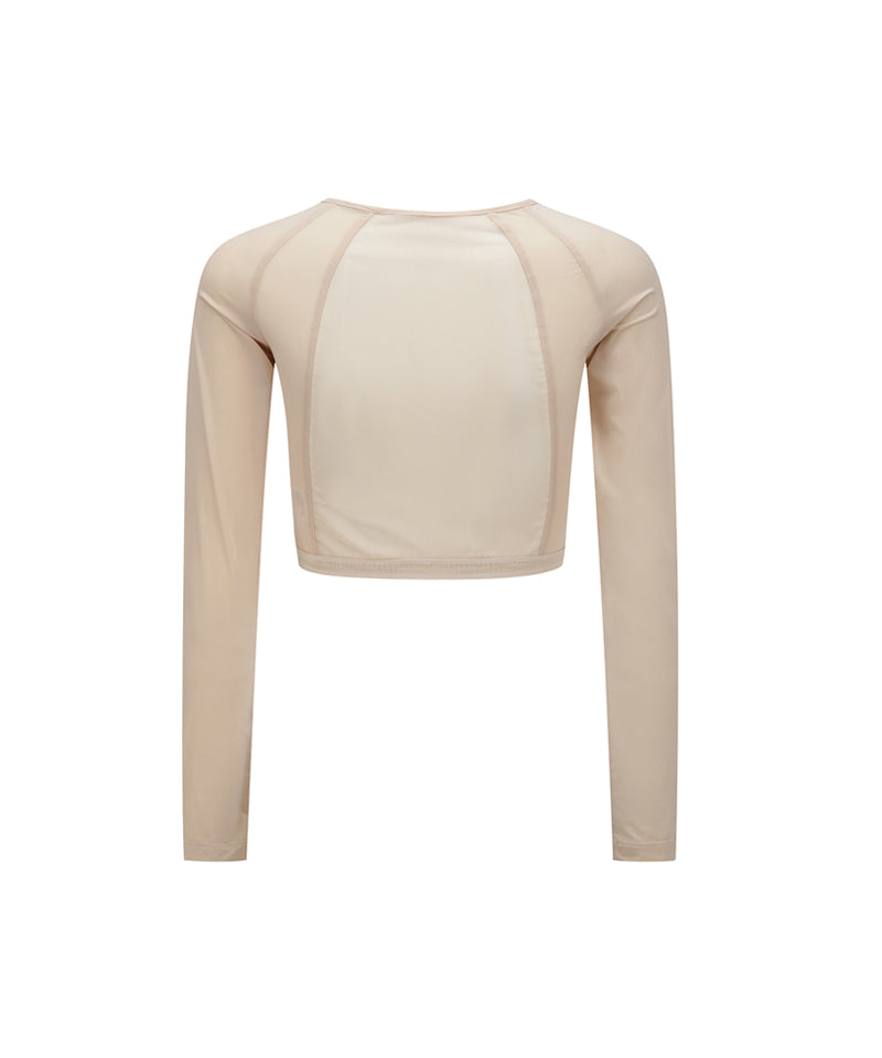 ANEW Golf Women's SM Bolero Base Layer - Light Beige