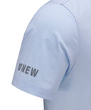 ANEW GOLF Men's SM Logo Point Short T-Shirt - Light Blue