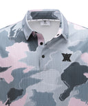ANEW GOLF Men's SM Wave Pattern Short T-Shirt - Light Pink