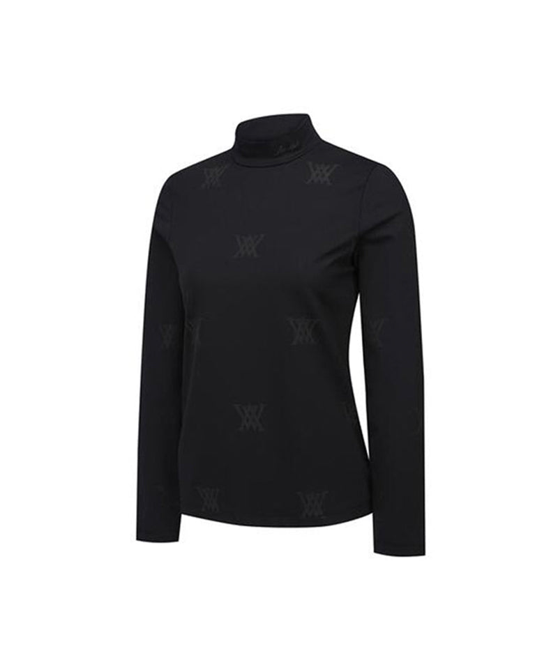 Women's Monogram Logo Baselayer - Black