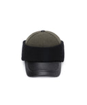 Uni Fabric Mix Earband Cap - Khaki