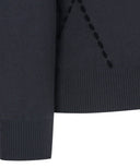 ANEW Golf Men Handle Chain Embroidery Pullover - Dark Gray