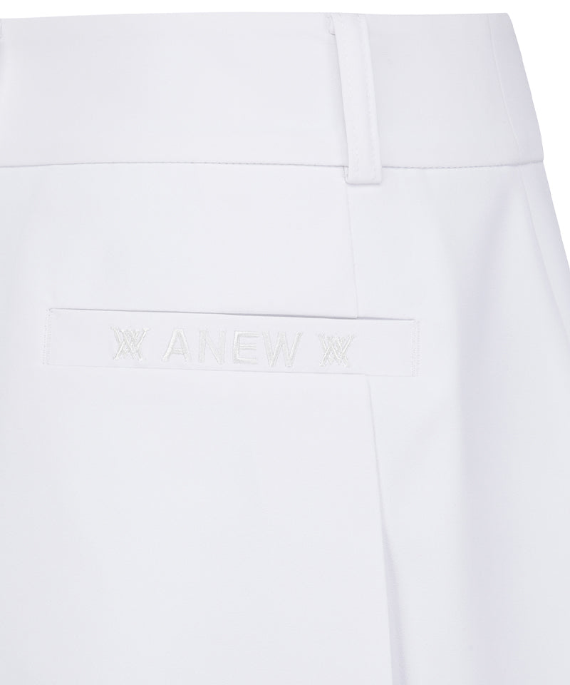 ANEW Golf Women's SM Back Pleated Skirt - White