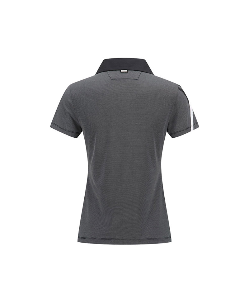 Women's Ice Dots Short T-Shirt - Black