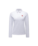 Women's Back Signature Logo Long T-Shirt - White