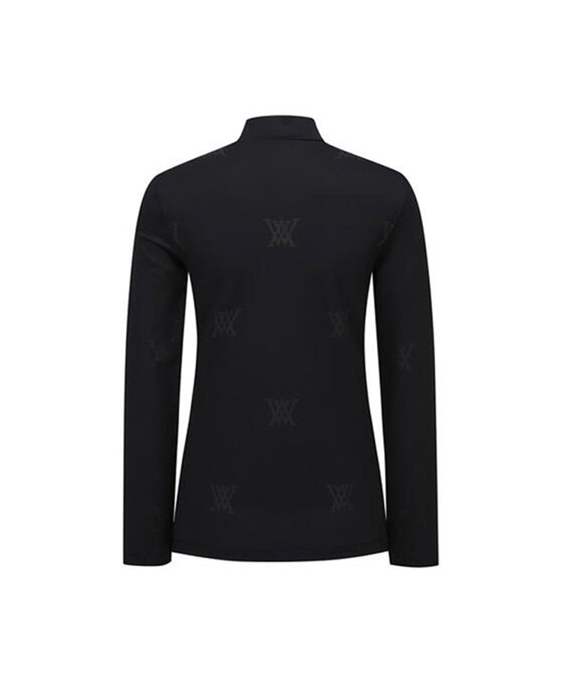 Women's Monogram Logo Baselayer - Black