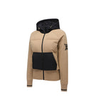 Women's Hybrid Hoodie Jacket - Beige