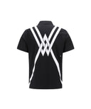 Men's Back Siganture Logo Sleeve Long T-Shirt -  Black