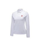 Women's Back Signature Logo Long T-Shirt - White