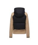Women's Hybrid Hoodie Jacket - Beige