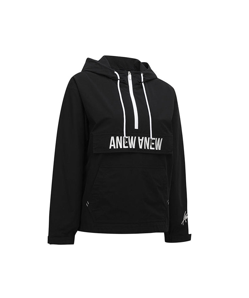 Uni Hoodie Anorak - Black