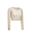 ANEW Golf Women's SM Bolero Base Layer - Light Beige