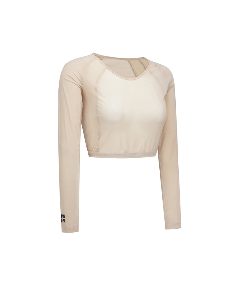 ANEW Golf Women's SM Bolero Base Layer - Light Beige