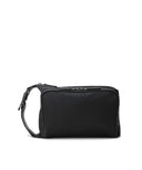 Unisex 2Way Zipper Pouch Bag - Black
