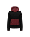 Women's Hybrid Hoodie Jacket - Black