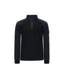 ANEW Golf Men's Preformance Wind Block Hybrid Pullover - Black