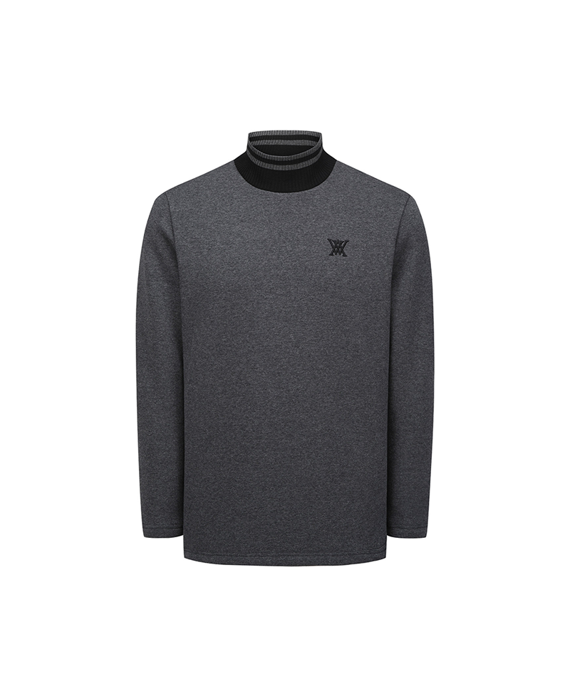 ANEW Golf Men Winter High Neck L/TS - Charcoal Grey