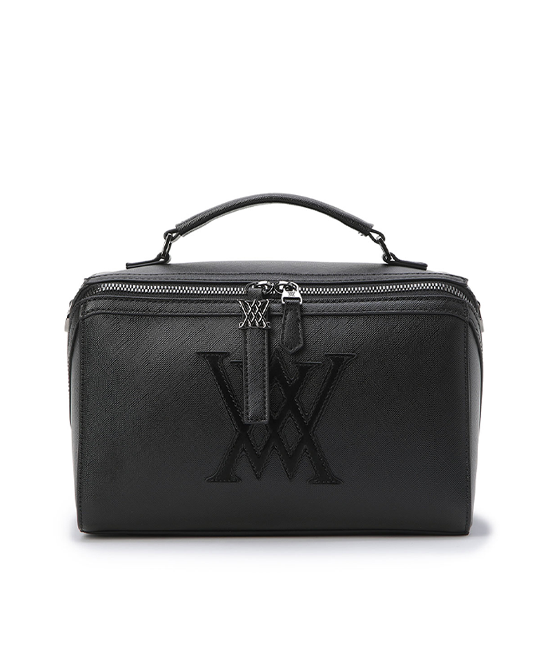 Women's Diamond Square Color Tote Bag - Black