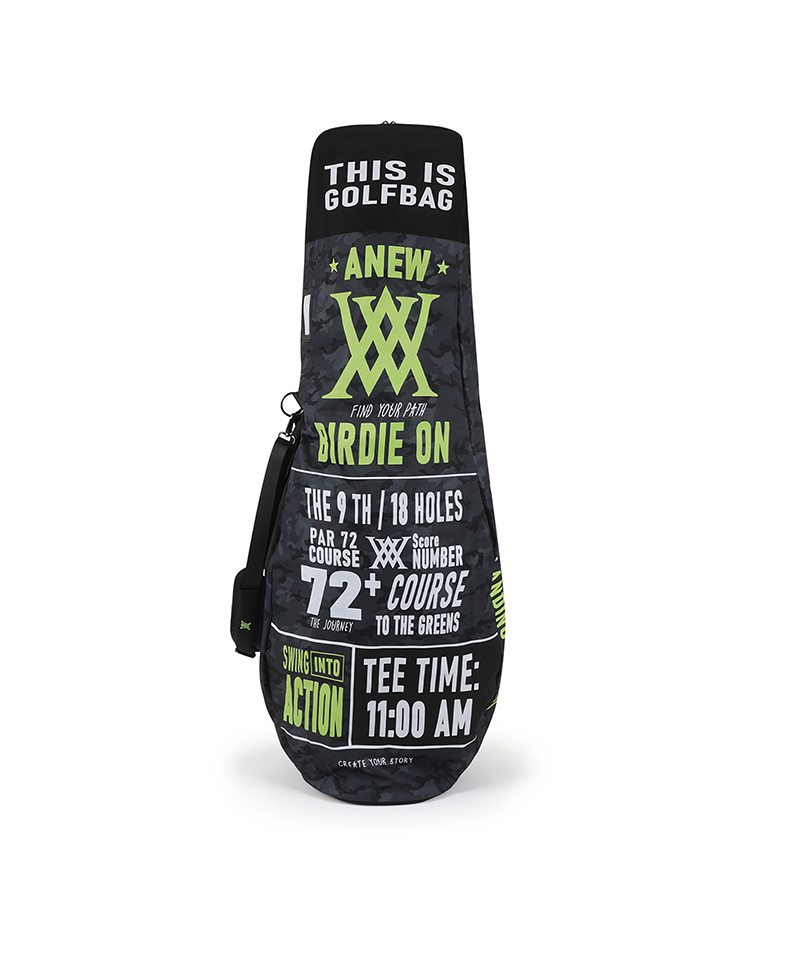 ANEW GOLF Uni Logo Graphic Aircover - Black