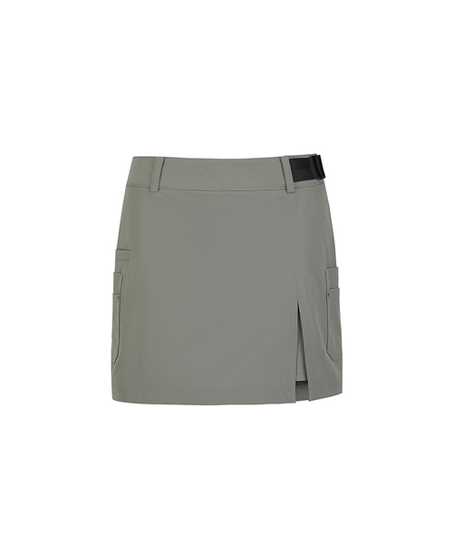 Women's SM Cargo Incision Golf Skirt, Light Khaki | ANEW – Anew