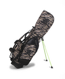 ANEW GOLF Uni Camo Pattern Stand Bag - Khaki