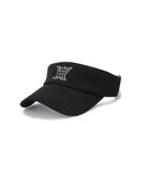 Men's Two Tone Logo Visor - Black