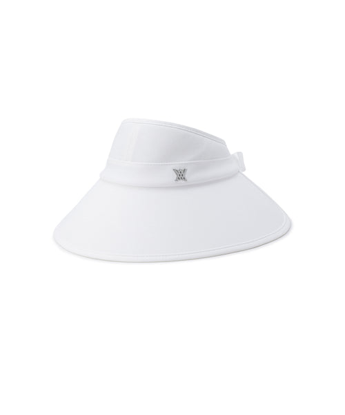 【ANEW GOLF】 WOMEN ESSENTIAL RIBBON TIE VISOR / 追跡付 ANEW Golf Women's Essential Ribbon Tie Visor - Yellow – Anew