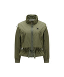 Women's Shirring Point MA-1 Jacket - Khaki