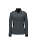 ANEW Golf Women's Winter High Neck Long T-Shirt - Charcoal Gray