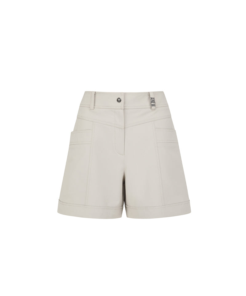 ANEW Golf Women's SM Cargo Half Pants - Light Beige
