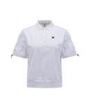 ANEW Golf Women's SM Jacquard Hybrid Short T-Shirt - White