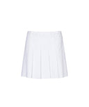 Women's Logo Band Point Pleats SQ - White