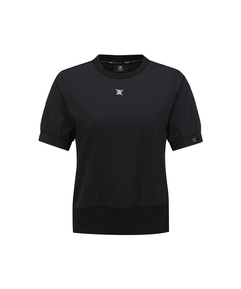 ANEW Golf Women's SM Hybrid Round Short T-shirt - Black