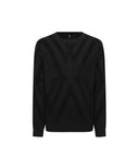 [Signature] Men's Big Logo Intarsia Pullover - Black