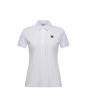 ANEW Golf Women's SM Textured Hybrid Short T-Shirt - White