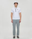 [Signature] Men's Crack Fabric Short T-Shirt - White