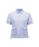 ANEW Golf Women's SM New Silhouette Short T-Shirt - Light Blue