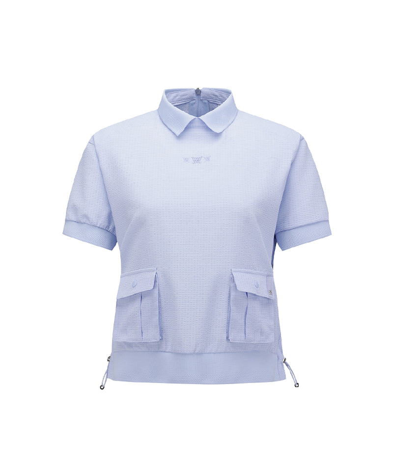 ANEW Golf Women's SM New Silhouette Short T-Shirt - Light Blue