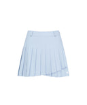 Women's Double Layer Pleats Skirt - Sky Blue